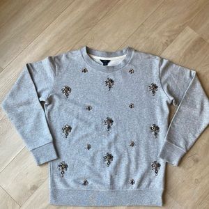 J.Crew 100% XS Cotton Grey Pullover ✨